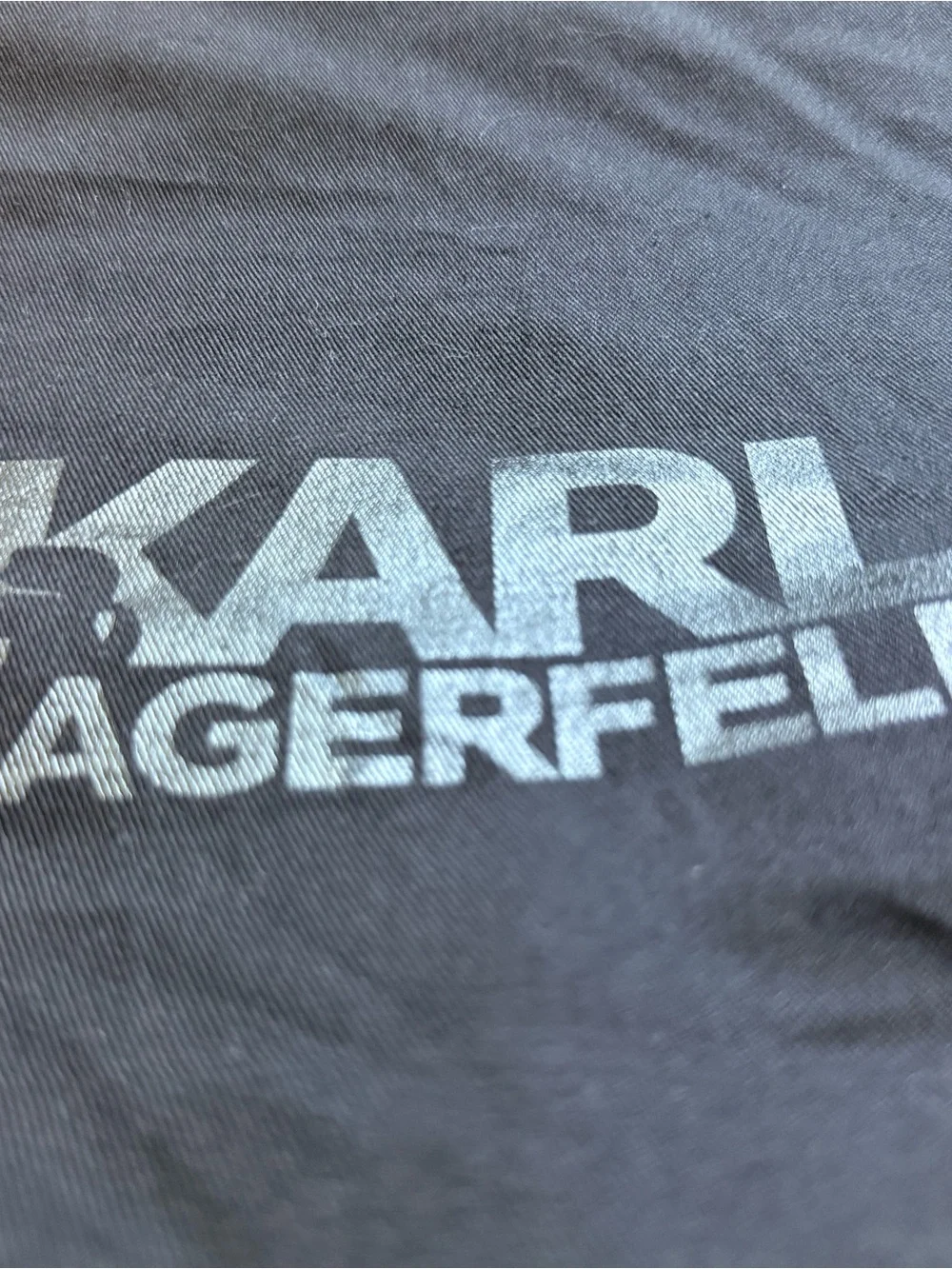 Karl Lagerfeld Light Teal Patent Tote with Black Leather Handles